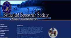 Desktop Screenshot of battlefieldequestriansociety.org